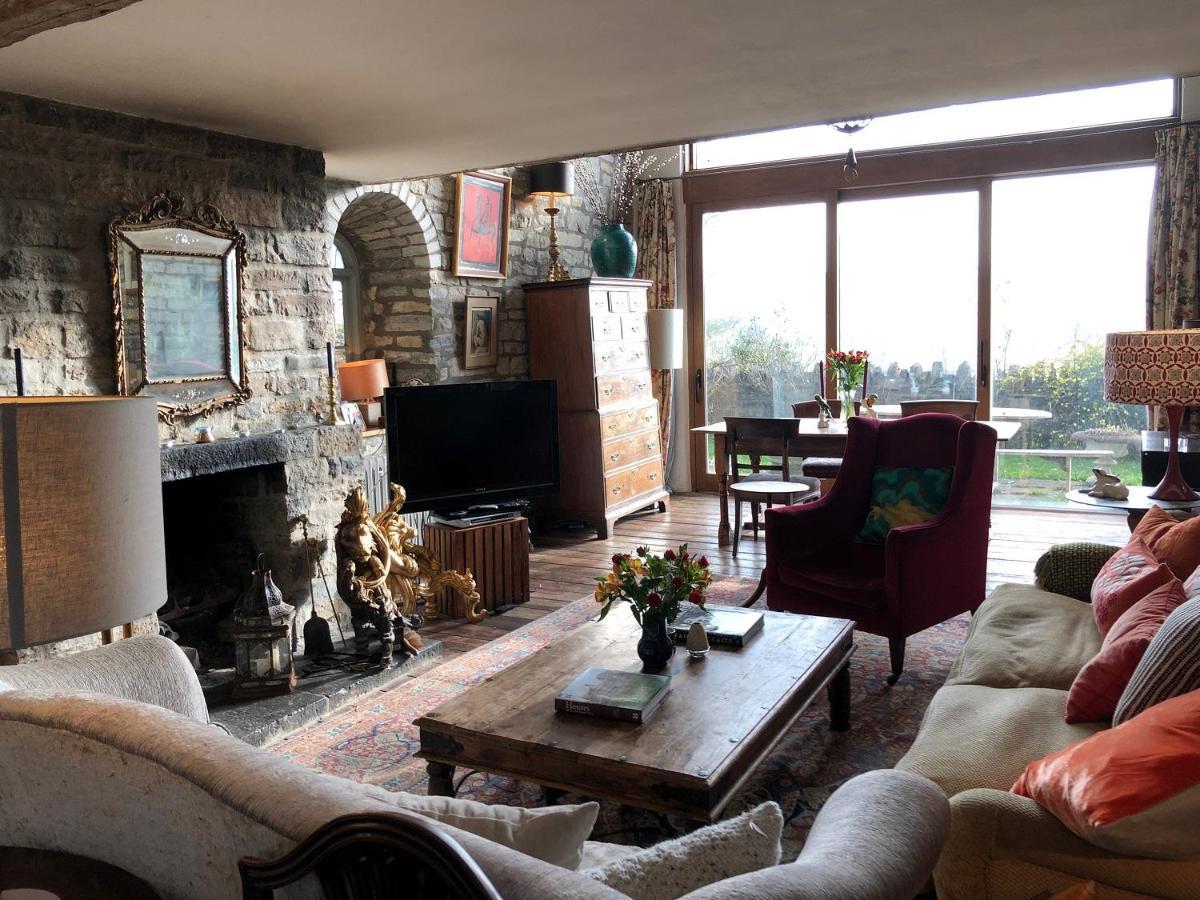 Peaceful Stone Barn Conversion In Somerset Villa Hurcot Exterior photo